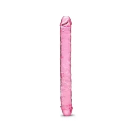12 inch double ended pink jelly dildo