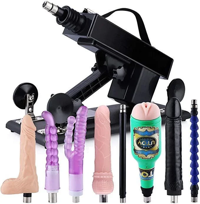3 XLR Connector Fucking Sex Machine Thrusting Dildo