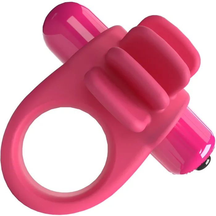 4B Skooch Vibrating Silicone Cock Ring By Screaming O – Strawberry