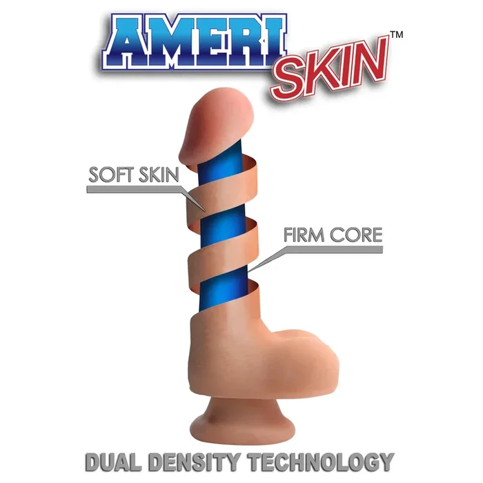 8 Inch Ultra Real Dual Layer Suction Cup Dildo – Coffee