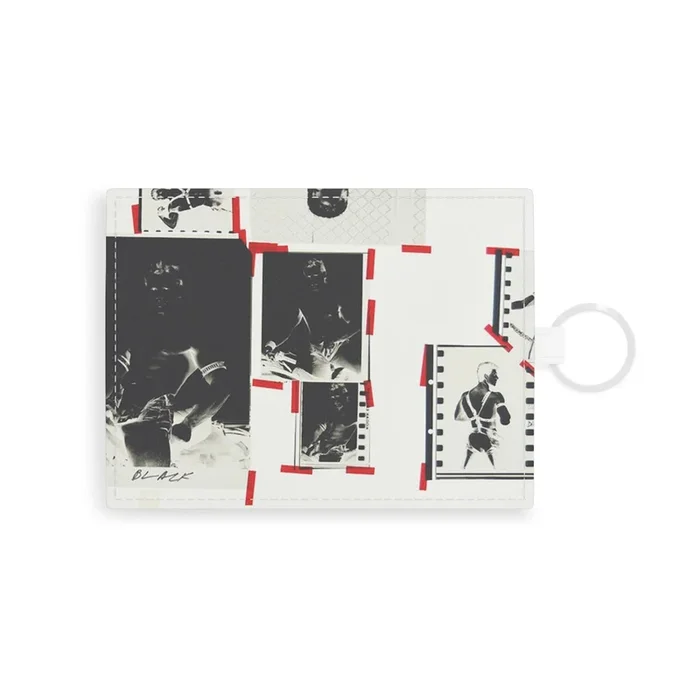 90S VINTAGE GAY PORN TRANSPARENCY Saffiano Leather Card Holder #2