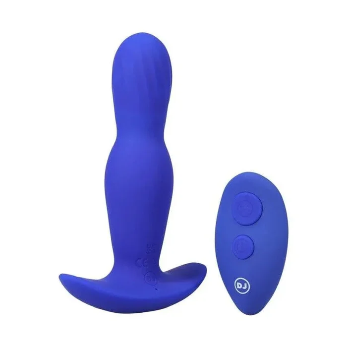 A-Toy 12 Level Expander Rechargeable Silicone Anal Plug with Remote Control