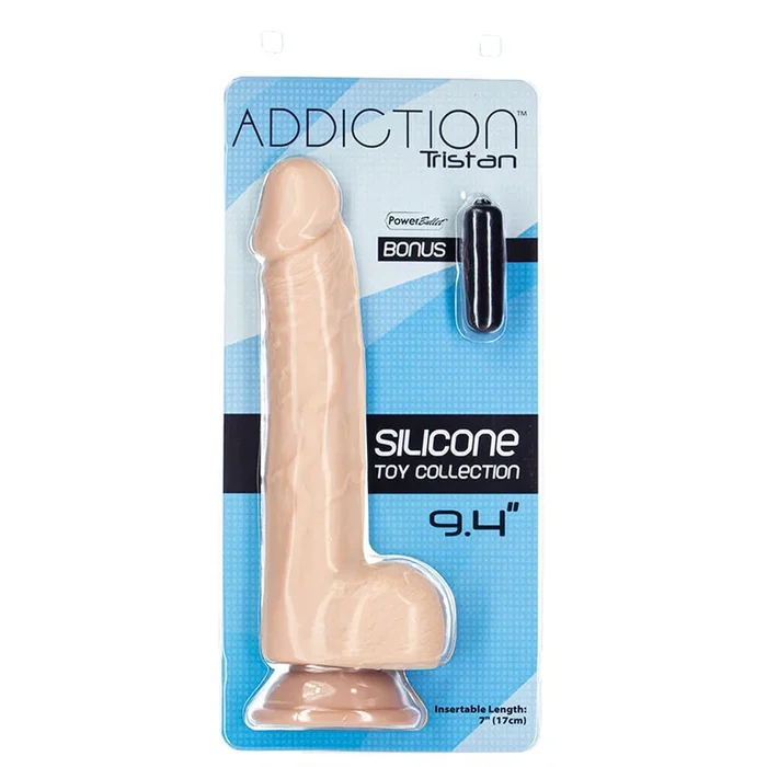 Addiction Tristan Silicone Dildo-Beige…