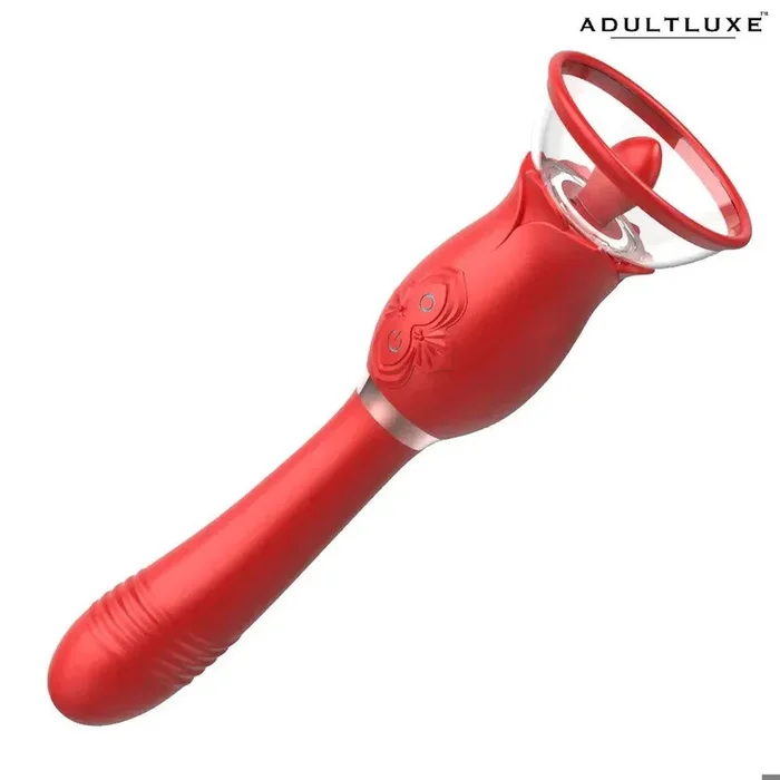 AdultLuxe Rose Toy with Suction Pump & Thruster