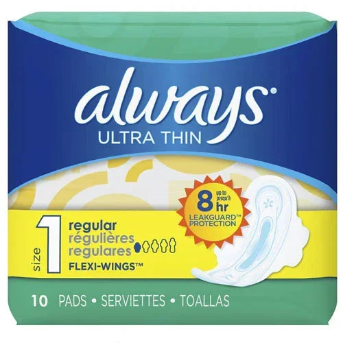Always Ultra thin 10ct. pads