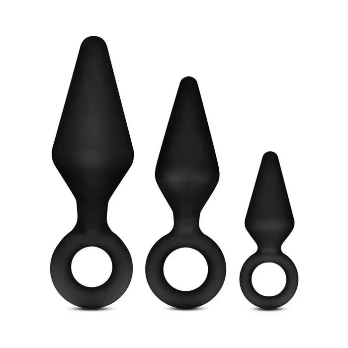 Anal Adventures – Platinum Silicone 3-Piece Loop Plug Kit