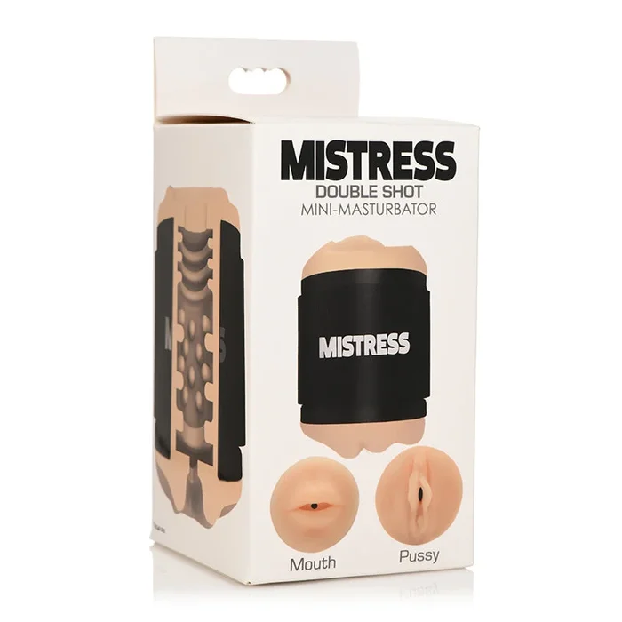 Arch Toys Mistress Double Shot Mini Masturbator Mouth & Pussy Light