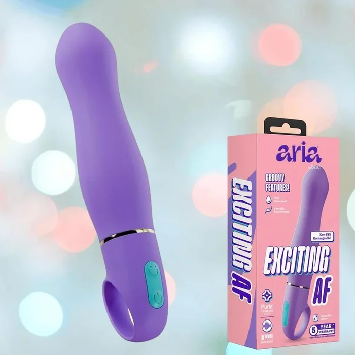 Aria Rechargeable Vibe Exciting AF-Indigo