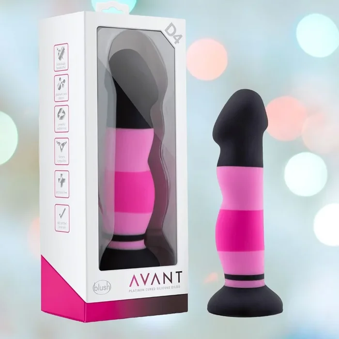 Avant D4 7″ Sexy in Pink Silicone Dildo