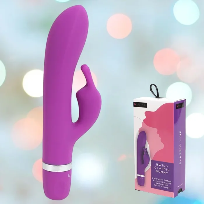 B Swish Bwild Classic G-Spot and Clitoral Vibrator – Purple