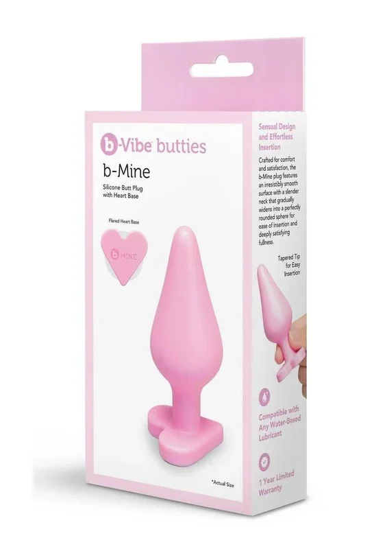 B-Vibe Butties B-Mine Silicone Anal Plug