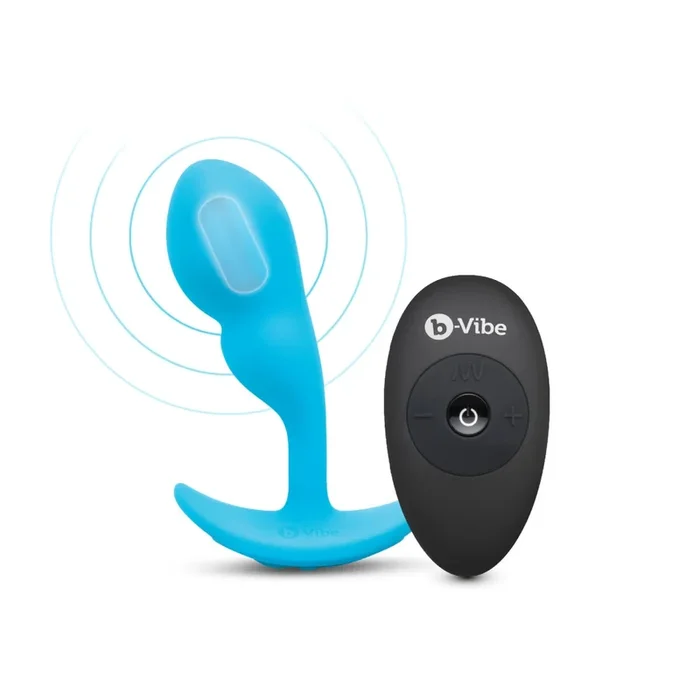 b-Vibe Remote Control P-Spot Snug Plug Small – Drab