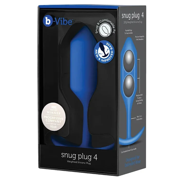 B-VIBE Snug Plug 4-Navy