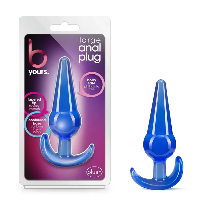 B Yours By Blush® | Blue 4.8-Inch Anal Plug