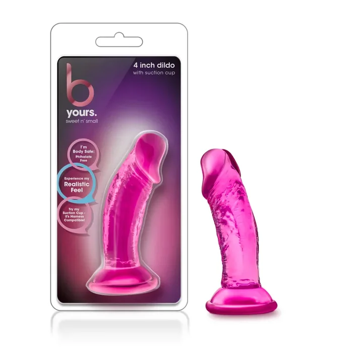 B Yours Sweet N’ Small Realistic Pink 4.5-Inch Long Dildo