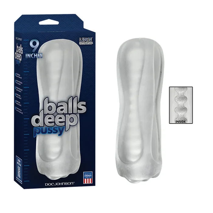 Balls Deep – 9in Stroker – Pussy Frost