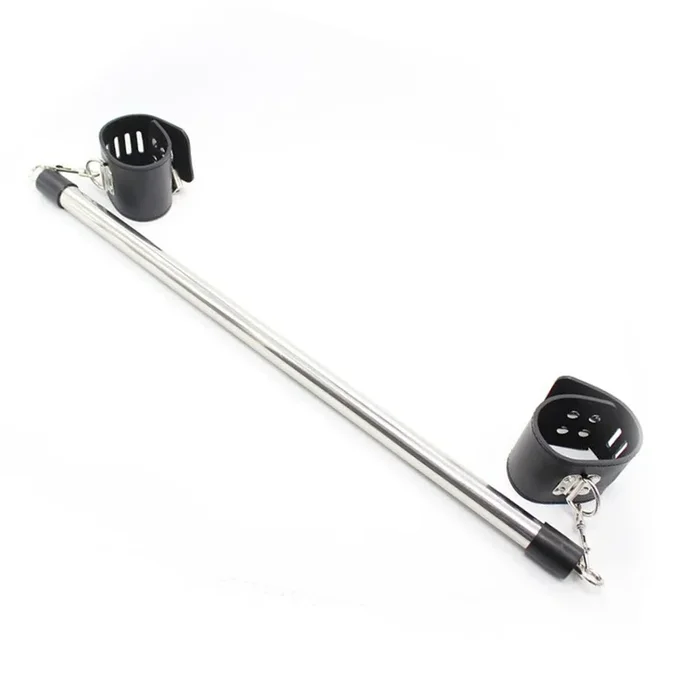 BASIXXX Bondage Spreader Bar with Locking Restraints