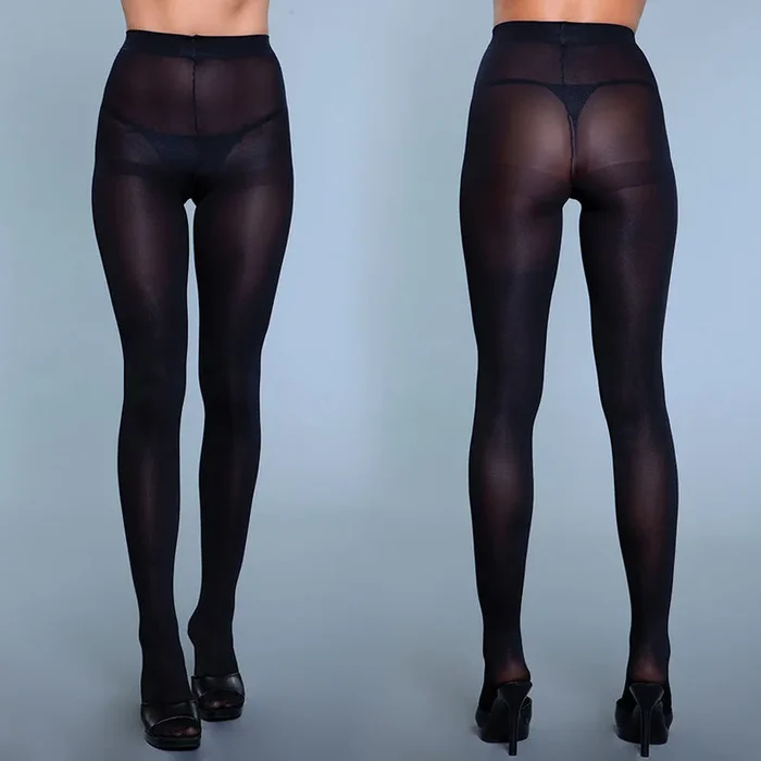 BeWicked Perfect Nylon Pantyhose-Black O/S-Boxed In