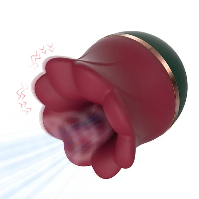 Big Mouth Vibrator Sucking With Licking