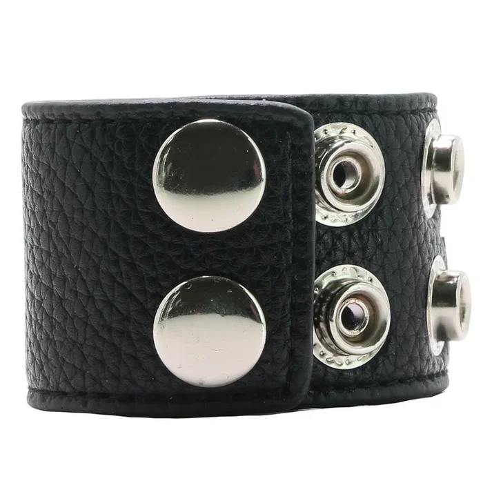 Blue Line 1.5 Inch Cock Ring with Ball Strap