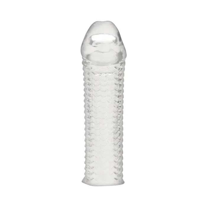 Blue Line 6.5 in. Brighten Textured Penis Enhancing Sleeve Extension