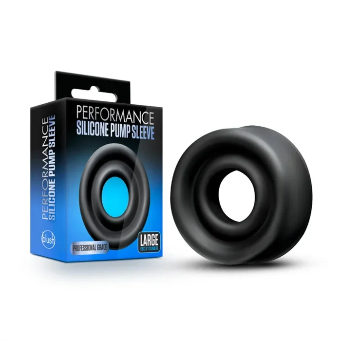 Blush Performance Silicone Pump Sleeve Big Black