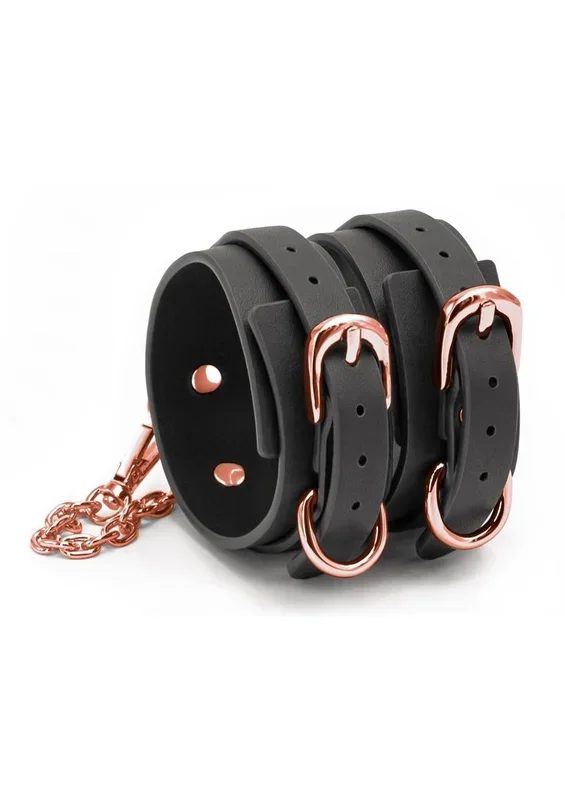Bondage Couture Pu Leather Ankle Cuffs