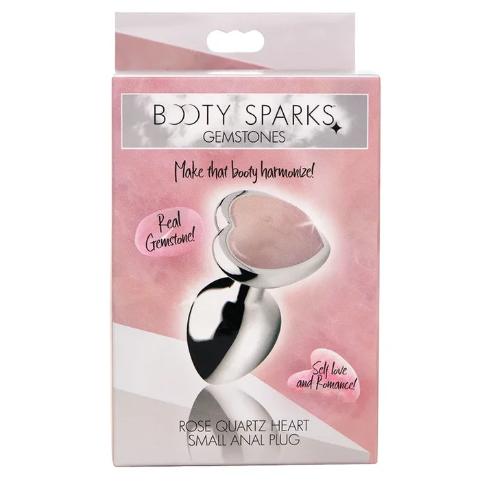Booty Sparks Gemstones Rose Quartz Heart Minuscule