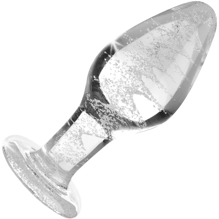 Booty Sparks Glow-In-The-Dark Glass Anal Plug – Big