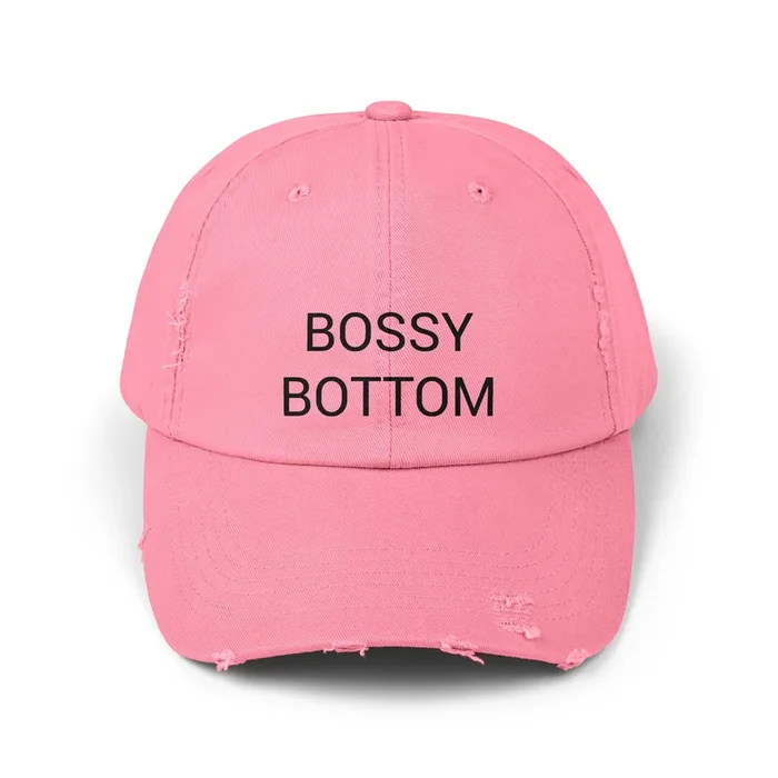 BOSSY BUNS Distressed Cap in 6 colors