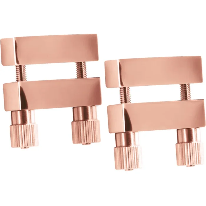 Bound Adjustable V1 Nipple Clamps By NS Novelties – Rose Gold