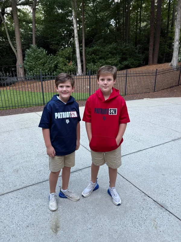 Boys PatriotSZN Dri Fit Short Sleeve Hoodie