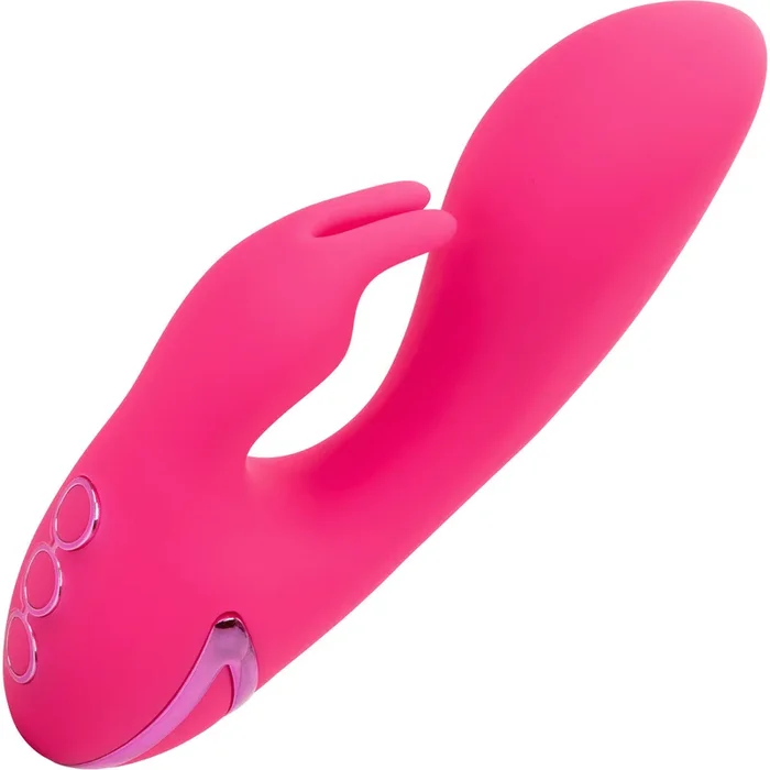 California Woolgather So. Cal Sunshine Rabbit Style Silicone Rechargeable Vibrator by CalExotics