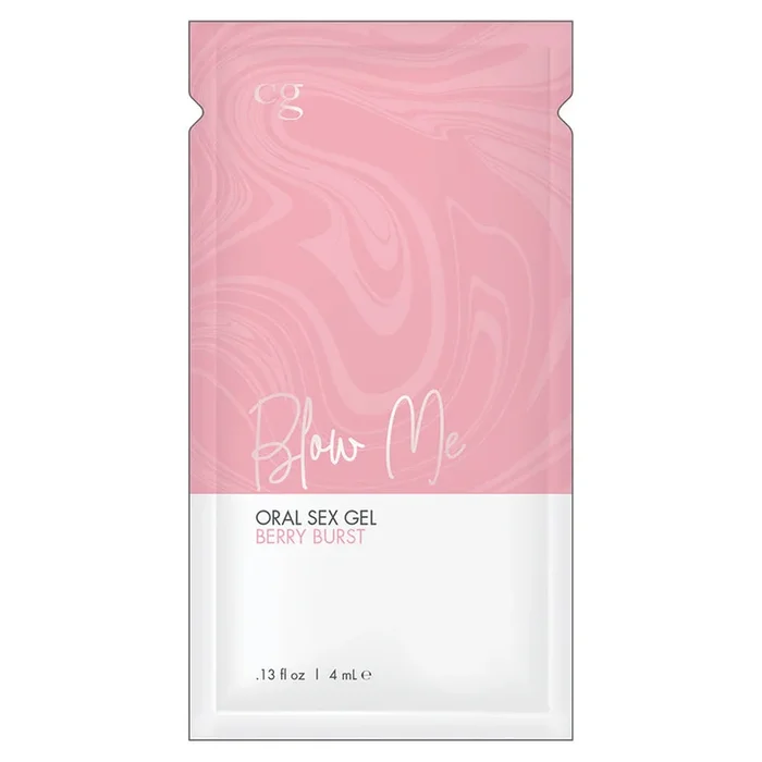 CG Blow Me Oral Sex Gel-Berry Burst Foil