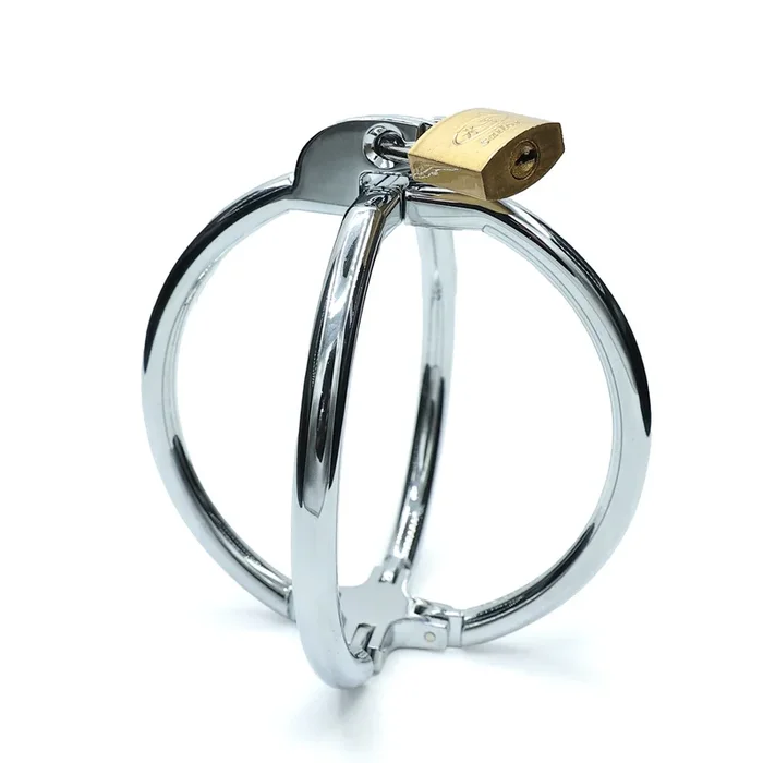 CHROMIUM STEEL STEEL FEMALE HAND RESTRAINTS