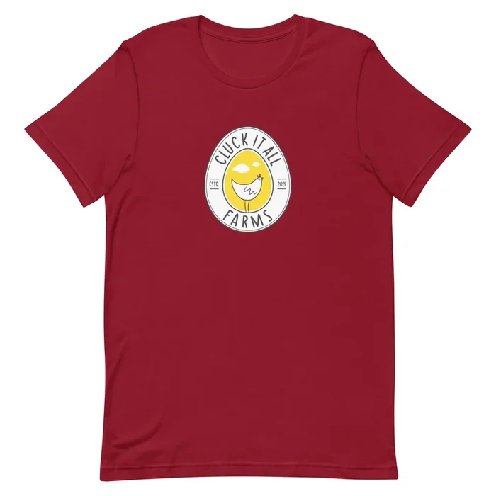 Cluck It All Farms Logo Unisex T-Shirt