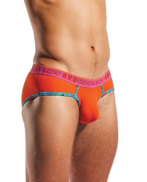 Cocksox Contour Pouch Sports Brief – Sunset Orange XL