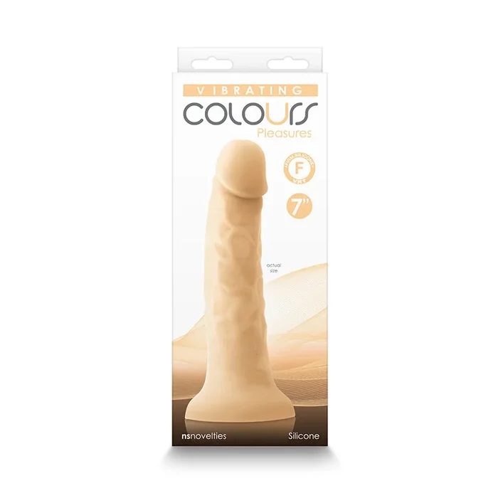 Colours Pleasures 7 in. Vibrating Dong Light | Dildo