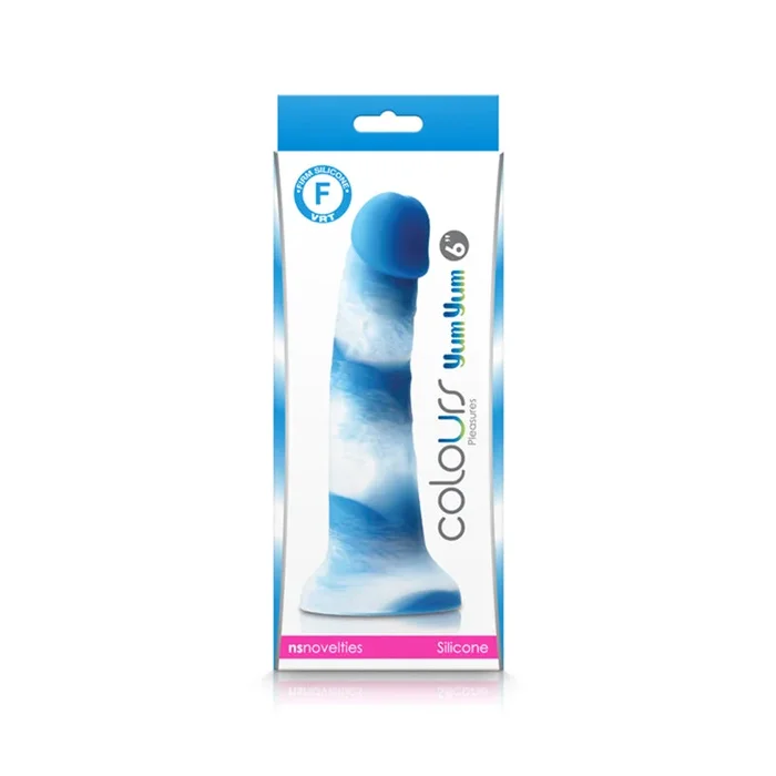 Colours Pleasures Yum Yum 6 in. Dildo Blue