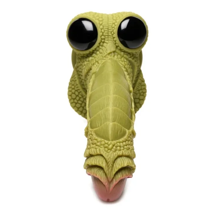 Creature Cocks – Swamp Monster Green Scaly Silicone Dildo