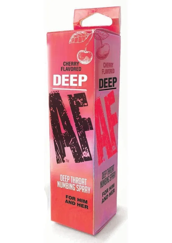 Deep AF Numbing Throat Spray – Cherry
