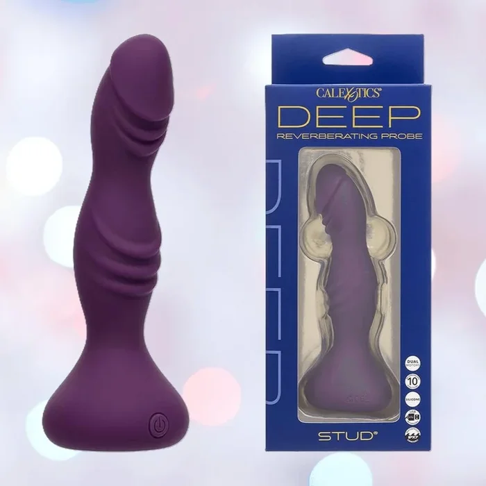 Deep Stud Reverberating Probe: Burble Textured Vibrator