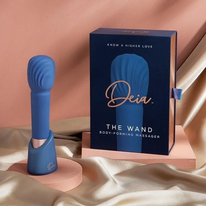Deia The Wand Silicone 10 Vibration Wand Vibrator with Dual Density Head Grim