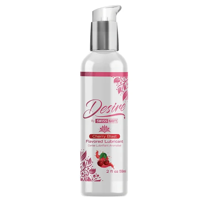Desire By Swiss Navy Cherry Blast Flavor Lubricant 2oz