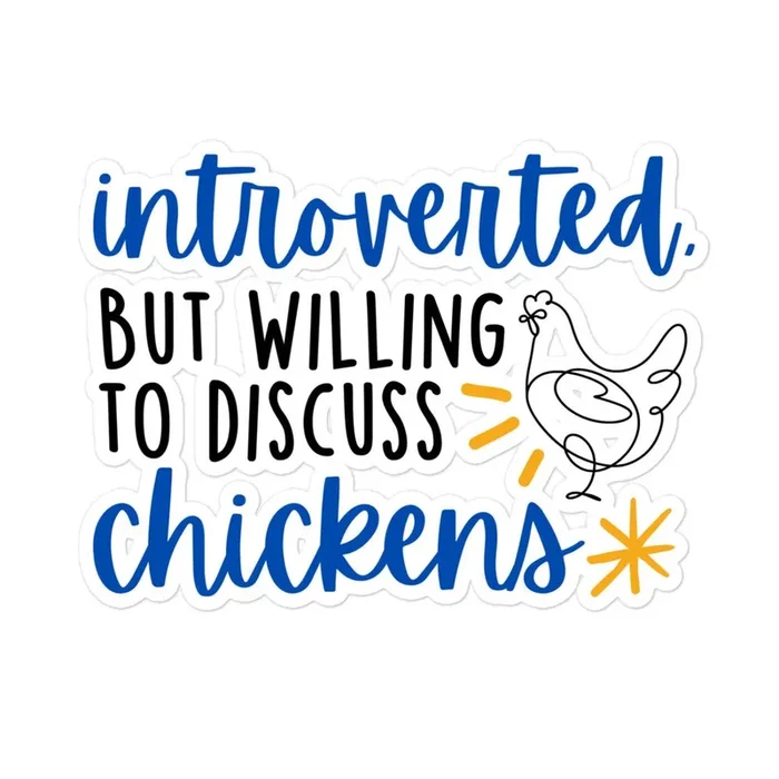 Discuss Chickens Sticker