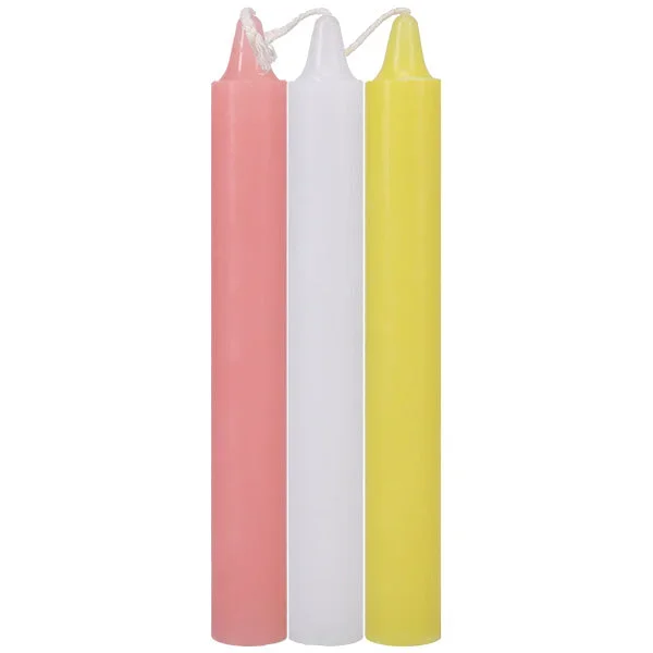 Doc Johnson Nipponese Drip Candles – Multi Coloured