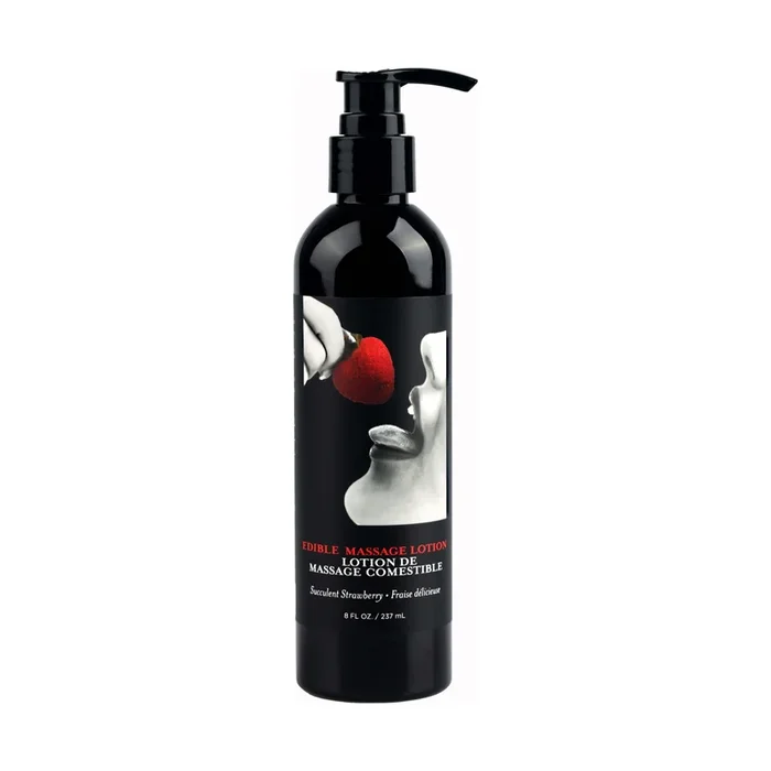 Edible Massage Lotion – Strawberry – 8 Fl. Oz.