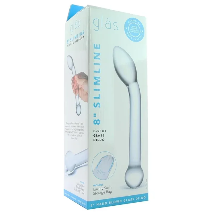 Electric Eel – gläs 8 Inch Slimline G-Spot Glass Dildo