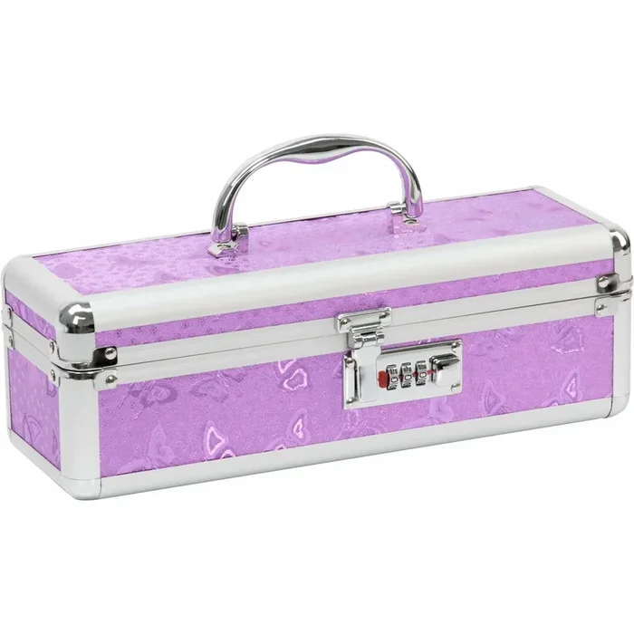 Elementary and True Lockable Small Vibrator Case in Purple