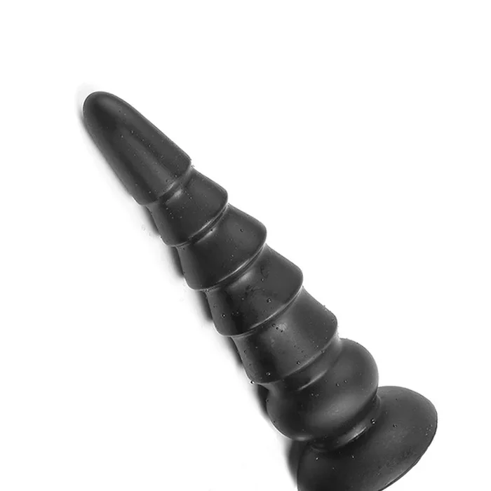 ELITE Liquid Silicone Ridge Rider 8 Inch Small Black